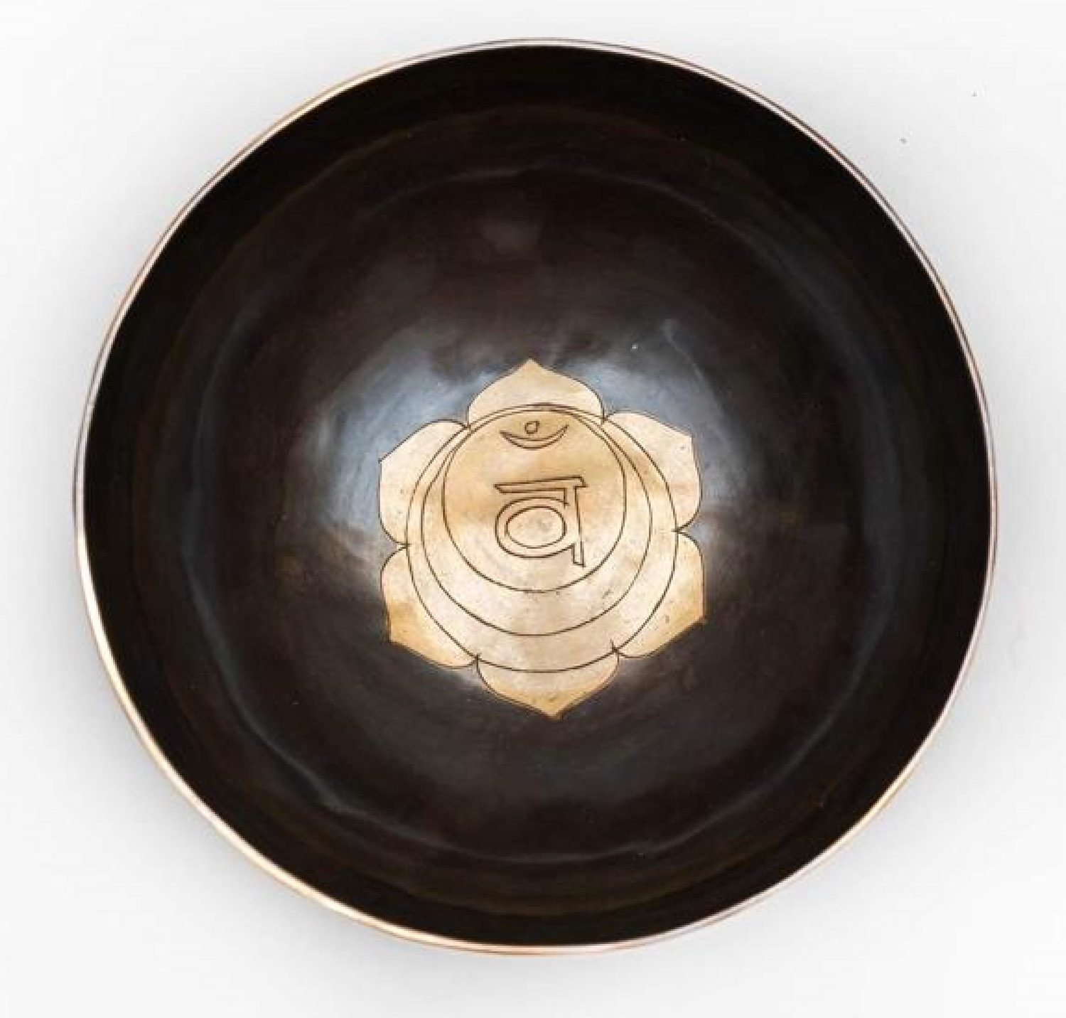 Singing Bowls Black Chakra Mandala Set (7 bowls) (17-24 cm, 9 kg) - Image 3