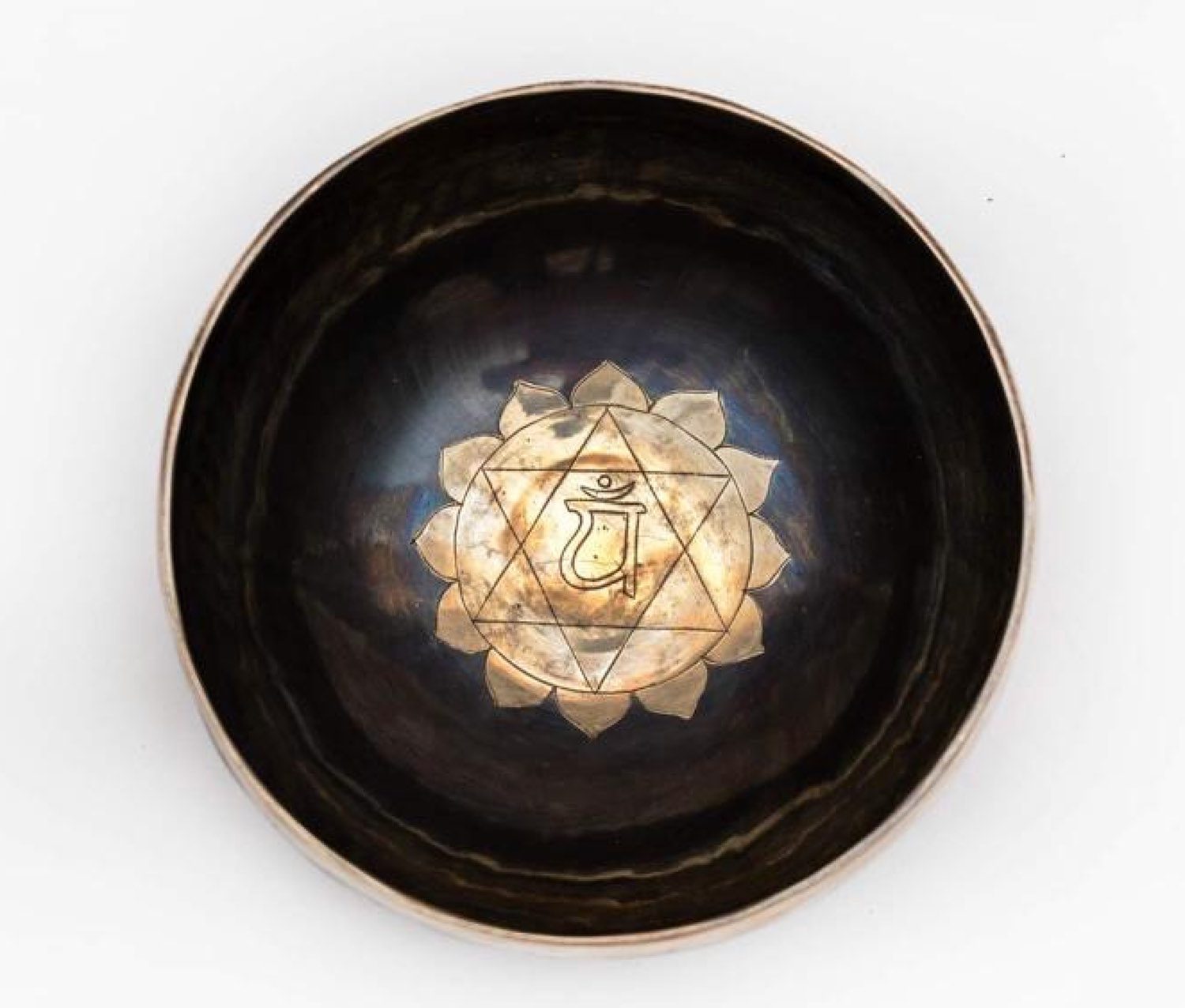 Singing Bowls Black Chakra Mandala Set (7 bowls) (17-24 cm, 9 kg) - Image 9