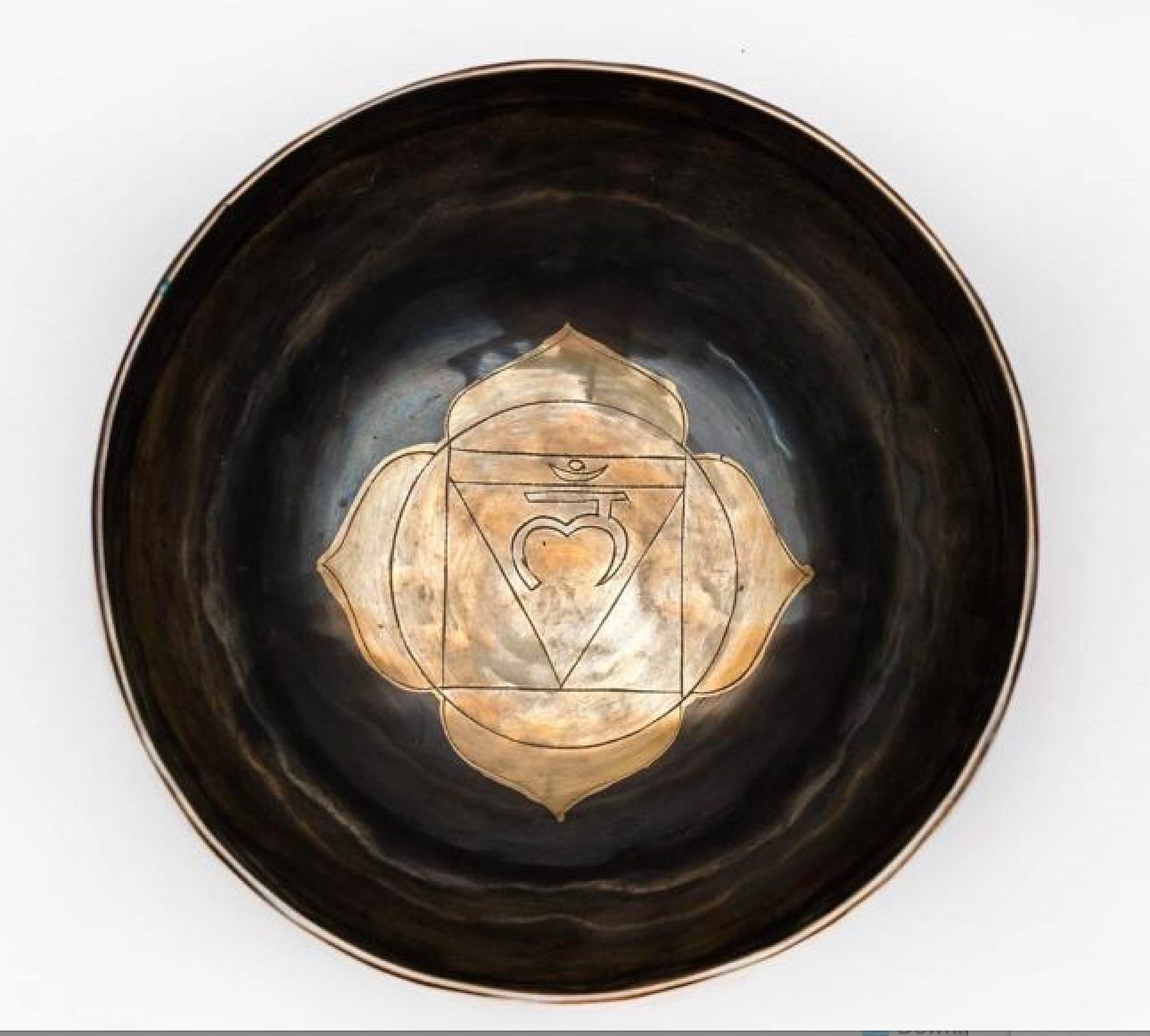 Singing Bowls Black Chakra Mandala Set (7 bowls) (17-24 cm, 9 kg) - Image 5