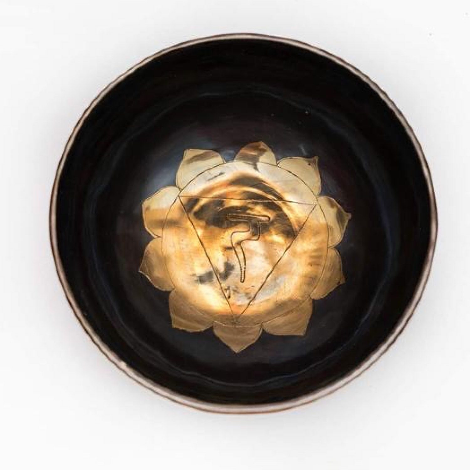 Singing Bowls Black Chakra Mandala Set (7 bowls) (17-24 cm, 9 kg) - Image 8