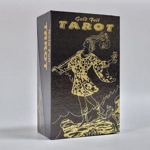 Black Gold Rider Tarot With Folding Box (12x7cm)