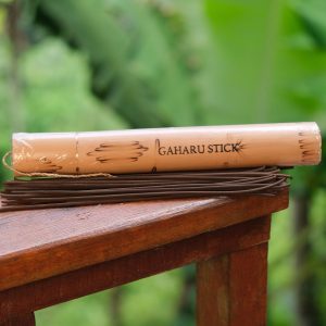 Agarwood Oud Incense Sticks "Gaharu - Merauke (Papua)" In Bamboo Box (1 pack)