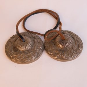 Bronze Tingsha "Dragons" (Karatals) (7.5 cm, 300 gr) (+ case)