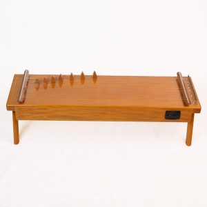 Wooden Monochord (20 strings, 7 small bridges)