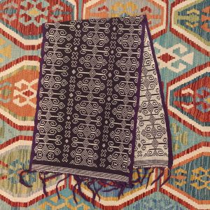 Ceremonial Handmade Cotton Altar Cloth Purple (134x46cm)