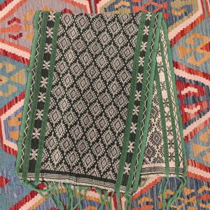Ceremonial Handmade Cotton Altar Cloth Green (126x46cm)