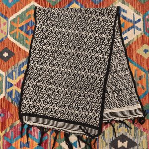 Ceremonial Handmade Cotton Altar Cloth Black (120x40cm)