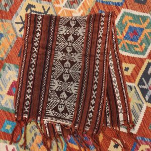 Ceremonial Handmade Cotton Altar Cloth Red (120x46cm)