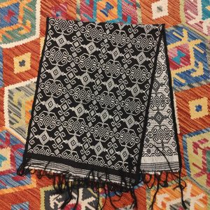 Ceremonial Handmade Cotton Altar Cloth Black (115x43cm)