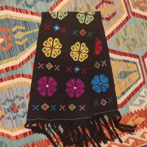 Ceremonial Handmade Cotton Altar Cloth Red (117x31cm)