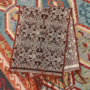 Ceremonial Handmade Cotton Altar Cloth Brown (124x48cm)