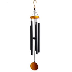 Windchime Nature's Melody Aureole Tunes E-Pentatonic Premium Black-Gold (99 cm)