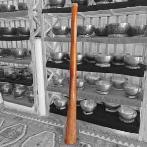 Wooden Didgeridoo Mahogany Wood (E2, 130 cm, 1.8 kg) (+ case)