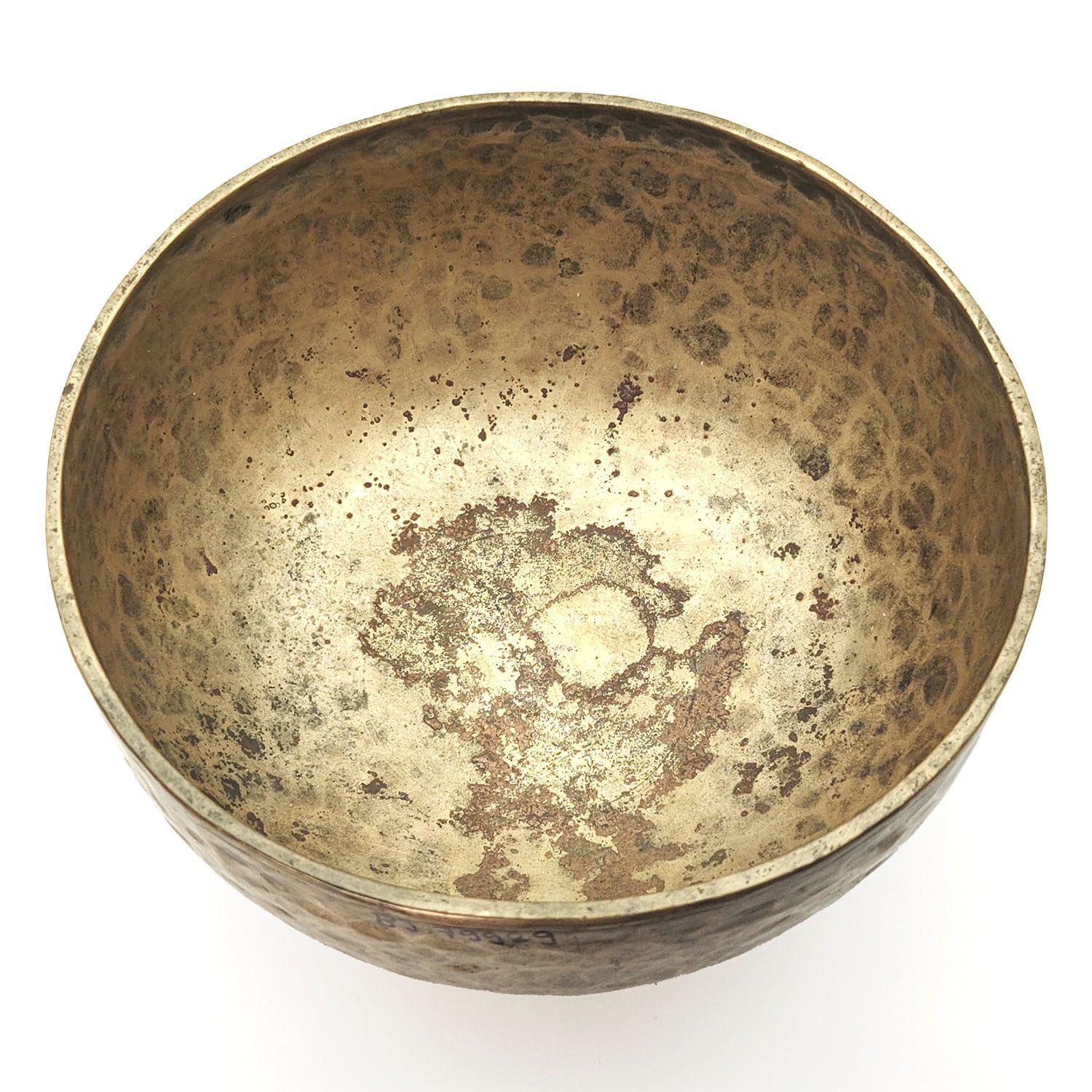 Antique 250-Years-Old Hammered Singing Bowl - A2 (27 cm, 2 kg) - Image 2