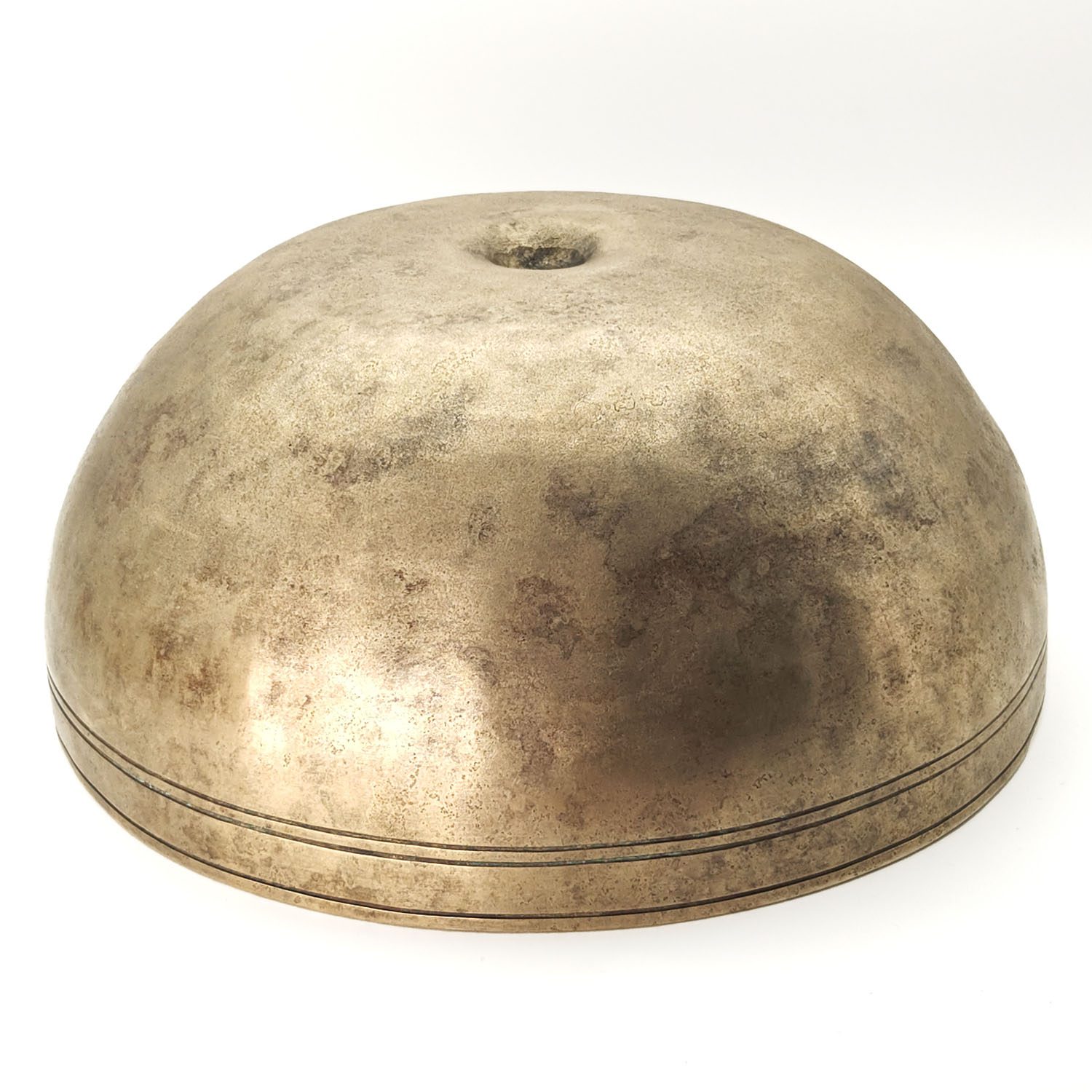 Lingam Jhumka KASA Hammered Singing Bowl - E3 (28 cm, 2.6 kg) - Image 7