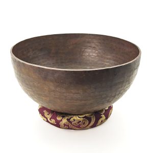 Black Fire Hammered Singing Bowl - B2 (21 cm, 1 kg)