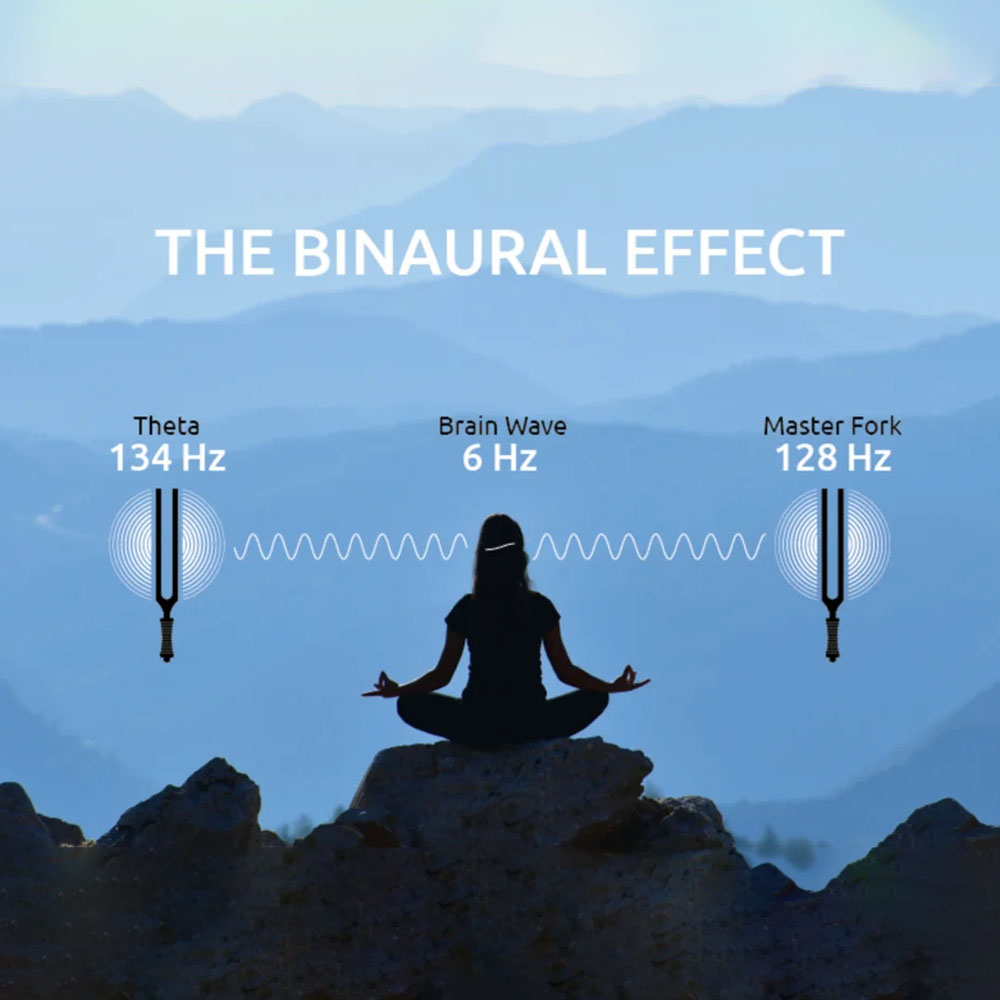 MEINL Binaural Therapy Tuning Fork "Theta" TTF-THETA (134 Hz / C3) - Image 2
