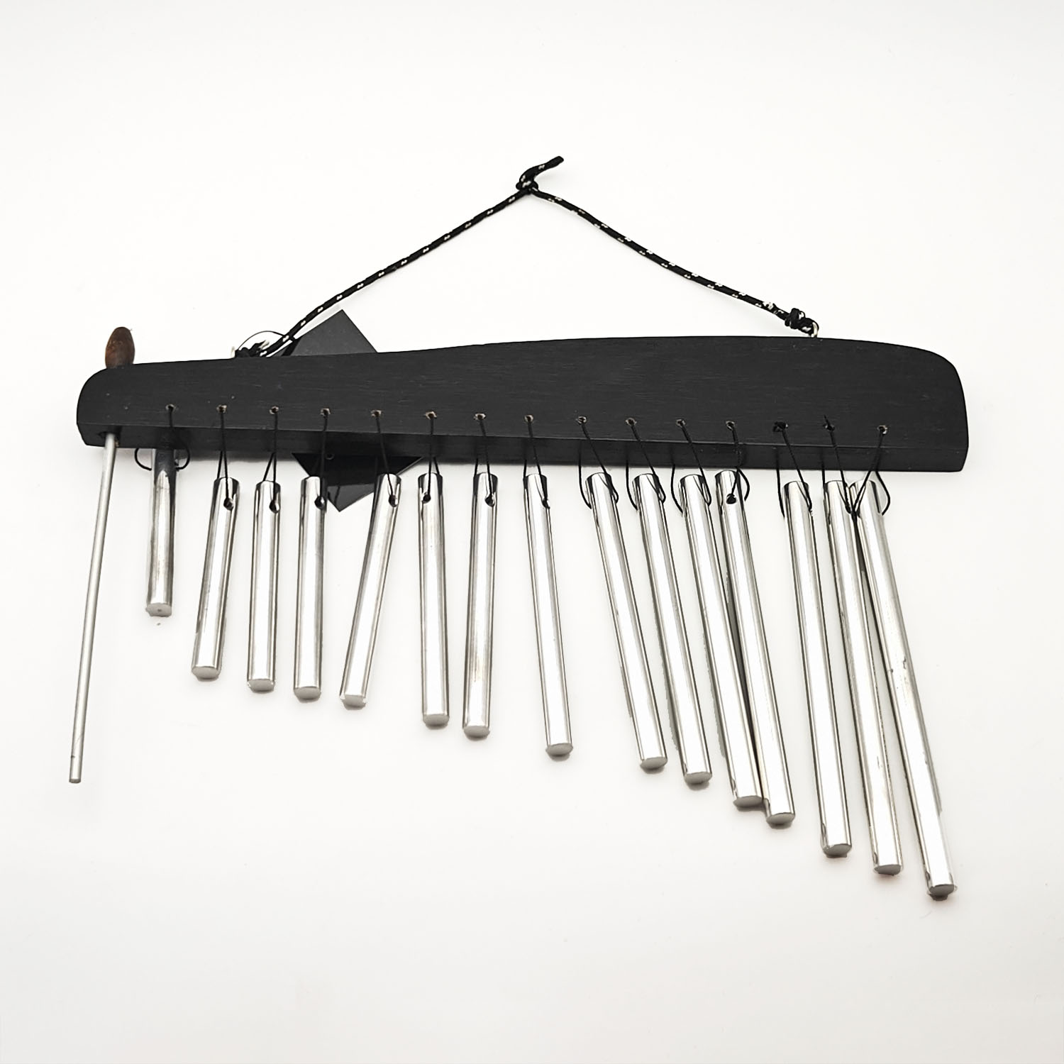 Bar Chimes Wooden Black Medium (15 strings, 30 cm)