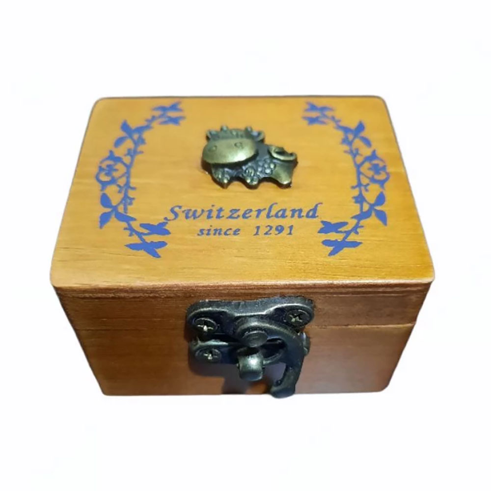 Wooden Music Box "Switzerland 1291"